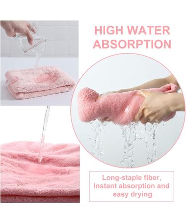 Rayyl Hair Towel Turban - 2 Pack Microfiber Hair Drying Towels with Buttons for Quick Drying Suitable for All Hair Types - Buy Online on GoSupps.com