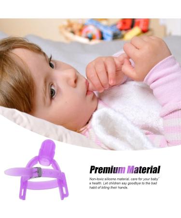 Teksome Adjustable Silicone Thumb Sucking Stop for Children | Thumb Protection for Babies 0-3 Years | Violet - Buy Online on GoSupps.com