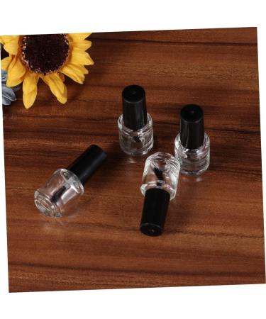  HONMEET Set of 20 x 5ml Black Glass Nail Polish Bottles with Brush for Refilling - Buy Online on GoSupps.com