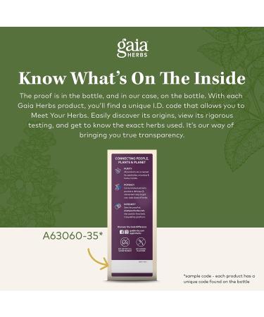 Gaia Herbs Cough Syrup Nighttime - Honey Ivy Leaf Black Elderberry - 4 Fl Oz - Buy Online on GoSupps.com