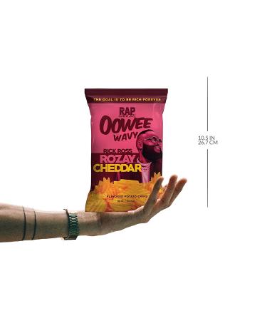 Rap Snacks Rick Ross Rozay Cheddar Potato Chips 2.5 Oz (Pack of 6) - Hip-Hop Stars Edition - Buy Online on GoSupps.com