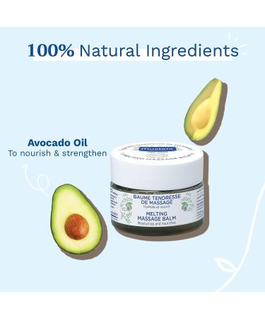 Mustela Baby Massage Balm | Avocado & Sunflower Oil | Vegan, Alcohol-Free | 3.17 oz - Buy Online on GoSupps.com