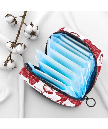 Shop Muooum Menstrual Artery Bag - Colorful Zipper Bond Bag for Tampons | Women & Girls | Watercolor Butterfly Roses | 4.7x6.6 in - Buy Online on GoSupps.com