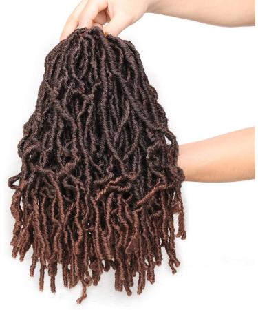 Xtrend 6 Packs 12 Inch Pre-Looped Nu Faux Locs Crochet Braids Hair Extensions for Short Distressed Butterfly Locs Ombre Synthetic Braiding Hair Wavy Gpysy Soft Locs Crochet Hair 18strands/pack 1B/30# 12 Inch (Pack of 6) T30# - Buy Online on GoSupps.com