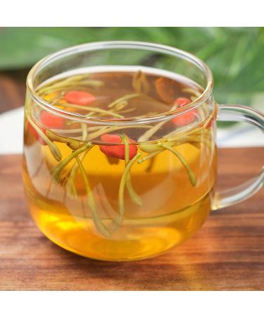 Honeysuckle Buds Organic 100% Pure Natural Honey Suckle Buds Hand-picked and Naturally Dried Honeysuckle Buds Honeysuckle Buds Herb Dried Honeysuckle Buds Organic Tea (1) - Buy Online on GoSupps.com