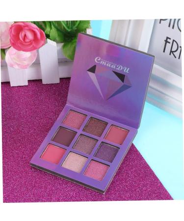Healvian 3pcs 9 Women Eye Shadow Eyeshadow Makeup Palette Metallic Eye Shadow Palettes Purple - Buy Online on GoSupps.com