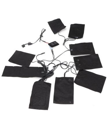 Fabric Heating Pad Electric Heating Pad Portable 3 Speed Temperature Adjustable Heating Sheet for Vest Clothes Pet