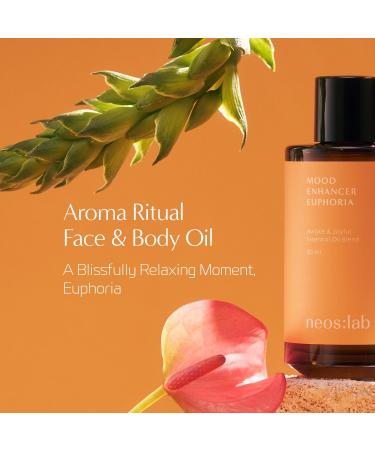 Mood Enhancer Euphoria Face & Body Oil - Vegan Aromatherapy Nourishing Herbal & Lavender Oil for Glowy Skin - 2.7 fl. oz (80ml - Buy Online on GoSupps.com