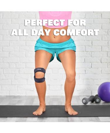 THX4COPPER Compression Knee Brace - Adjustable Patella Support for Pain Relief Injury Recovery Tendonitis & Arthritis - Ideal for Running & Gym - XX-Large - Buy Online on GoSupps.com