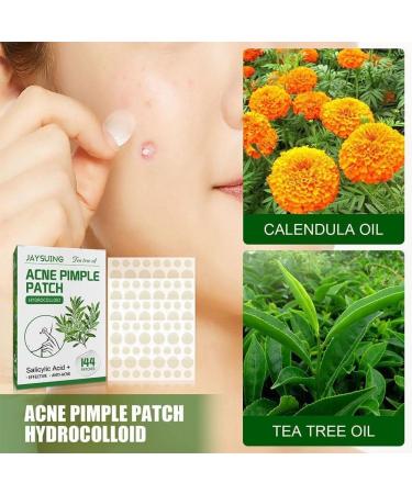 Tea Tree Oil Hydrocolloid Acne Pimple Patches - Waterproof Moisturizing & Invisible Makeup - Fade Acne & Skin Marks | International Shipping - Buy Online on GoSupps.com