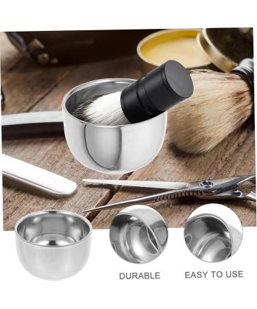 Healvian 5-Stainless Steel Shaving Brush Bowl Set | Portable Aluminum Shaving Cups for Wet Shaving | Ideal Men's Grooming Equipment - Buy Online on GoSupps.com