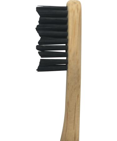 Bamboo Toothbrushes 2-Piece Set | Eco-Friendly 100% Recyclable with Bamboo Handle & Activated Carbon Bristles - Buy Online on GoSupps.com