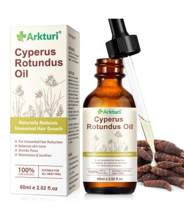 Cyperus Rotundus Huile d' pilation 60 ml 100 % pure et naturelle Cyperus Rotundus r duit la croissance des poils apr s le rasage apaise la peau et affine les pores convient tous les types de peau