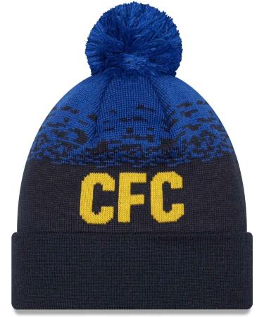 New Era Chelsea FC Wordmark Bobble Beanie - Stylish Football Fan Hat for Winter - International Shipping Available - Buy Online on GoSupps.com