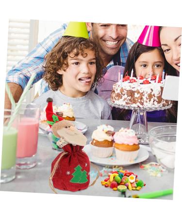 Healvian 1 Pc Christmas Candy Bag Kids Goodie Bags Christmas Cookie Bags Candy Wrapping Bags Storage Bags 1 count (Pack of 1) Red - Buy Online on GoSupps.com