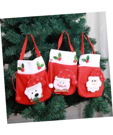 SEWOART Candy Bags Christmas Sweet Bag Santa Claus Candy Bag Christmas Candy Pouch Bag Storage Bag Elk - Buy Online on GoSupps.com
