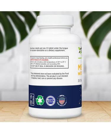 Xtravit Melatonin Natural Sleeping Aid Supplements to Support Deep Sleep & Calm - Vegan Non-GMO Gluten & Sugar Free 20mg 60 Capsules (3 mg) - Buy Online on GoSupps.com