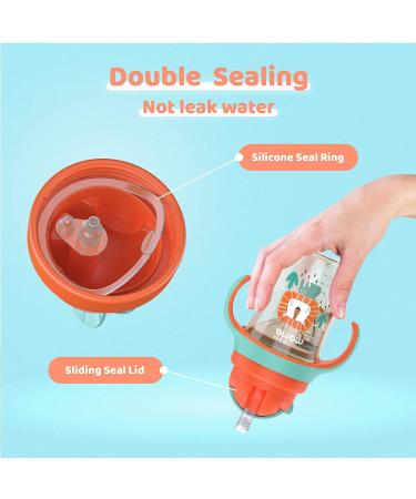 Supermama 11oz PPSU Sippy Cup for 1+ Year Old, Weighted Straw, No Spill Design - Dark Green - Buy Online on GoSupps.com