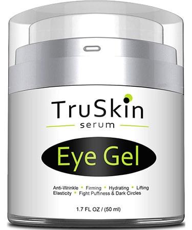 TruSkin Best Eye Gel Moisturizer for Wrinkles Dark Circles Under Eye Puffy Bags for Men & Women - 1.7 fl oz