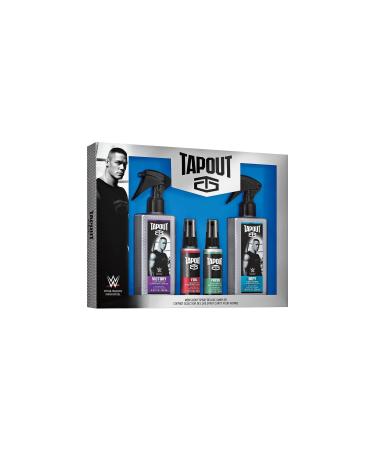 Tapout by Tapout Men's Body Spray Sampler Set of 4items, pack of 1