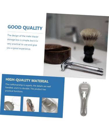 FOMIYES 2 Series Box Razor Storage Container | Men's Organizer for Razors & Bartschneider | Universal Razor Holder - Buy Online on GoSupps.com