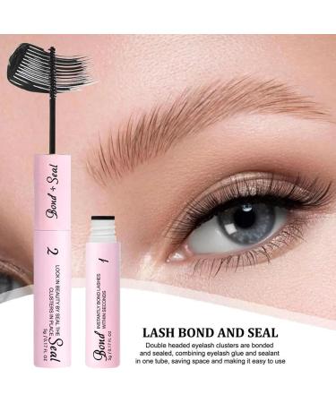 Waterproof False Eyelash Glue - Lash Glue Waterproof 5g Waterproof Double End Lashes Glue Strong Hold and Long Lasting Lash Glue for DIY Eyelash Extensions at Home Welts - Buy Online on GoSupps.com