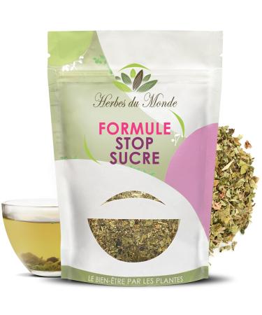 Herbes du Monde Tisane Stop Natural Sugar Infusion Stop Sugar Detox Plant Mix 50g