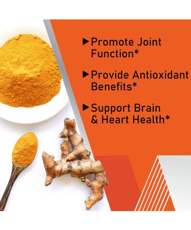 Turmeric Curcumin Capsules with Black Pepper | Joint & Immune Support | 95% Curcuminoids | 90 Capsules - Buy Online on GoSupps.com