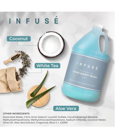 1-Shoppe All-in-Kit Hand/Body Wash | Infuse White Tea & Coconut Hotel | 1 Gallon | For Hospitality & Vacation Rentals to Refill Dispensers | (Single Gallon) White Tea & Coconut 128 Fl Oz (Pack of 1) - Buy Online on GoSupps.com