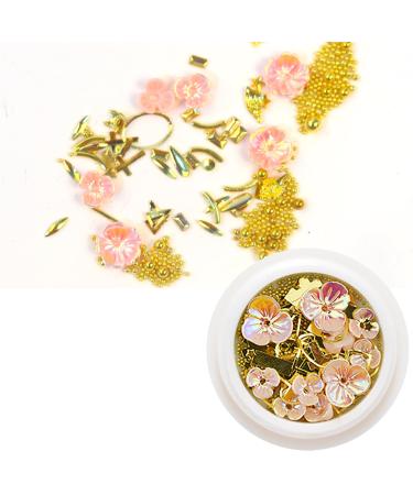 SILPECWEE 6 Boxes 3D Nail Art Decoration Set - Cat Eye Stones Shell Flower Metal Nail Studs & Tools for Stunning Manicures - International Shipping Available - Buy Online on GoSupps.com