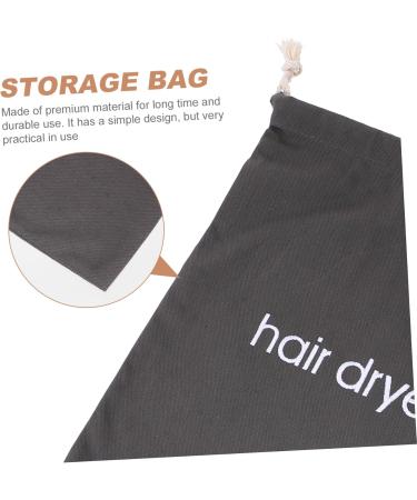 BELLIFFY 1pc Hair Dryer Storage Bag Storage Bags for Travel Hairdryer Bag for Women Travel Hair Dryer Canvas 33.00X30.00X0.50CM Dark Grey - Buy Online on GoSupps.com