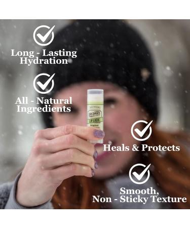 Dr. Doug s Lip Logic All-Natural Lip Balm Duo (2-Pack) | Hydrating Lip Care with Zinc for Sun Protection | Soothes Moisturizes and Shields Lips | Portable Non-Toxic Formula for Sensitive Skin - Buy Online on GoSupps.com