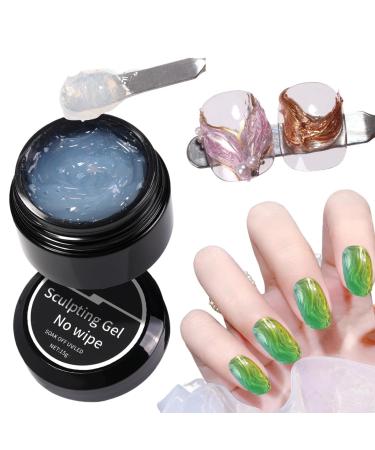 Nail Sculpting Gel Leave-In Sculpting Gel for Nails | Non-Drip Adhesive for Passionate Artists Beginners and Creative Stylists