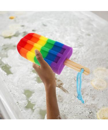 Baluue Ice Cream Bath Ball - Kids Loofah & Exfoliating Shower Sponge | Soft Bathing Towel & Rubbing Pouf for Clean Smooth Skin - Buy Online on GoSupps.com