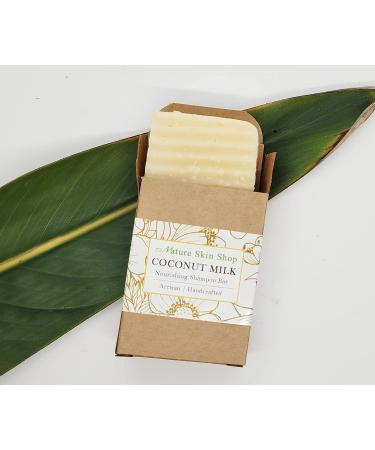 Coconut Milk Shampoo Solid Bar All-Natural Paraben-Free Cold Process | Eco-Friendly Hair Care - Buy Online on GoSupps.com