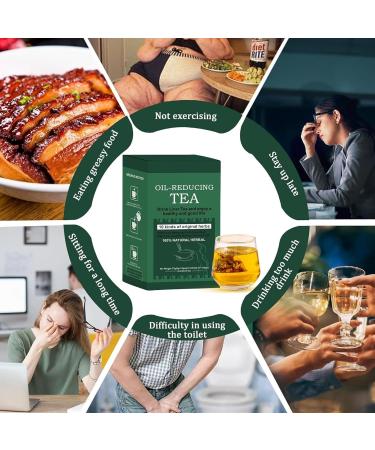 Oil-Reducing Tea 10 Herbal with Excellent Formula Oil Cleansing Tea for Liver Herbal Chinese Tea For Liver Oil-Reducing Tea Herbal Chinese Tea (3Box) - Buy Online on GoSupps.com