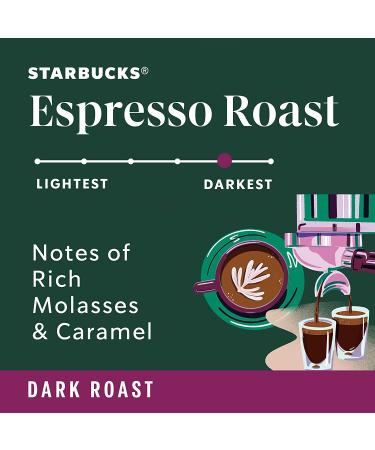Starbucks Espresso Roast Ground Coffee - 28 oz (1.75 lb) - 100% Arabica - Buy Online on GoSupps.com