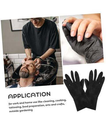 MERRYHAPY 3 Pairs Hair Shampoo Gloves Hair Dye Glove Barber Gloves Hair Salon Gloves - Buy Online on GoSupps.com