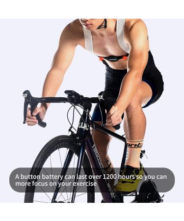 iGPSPORT HR40 Heart Rate Monitor - Waterproof IPX7 Bluetooth & ANT+ Compatible Chest Strap for Running Cycling & Gym Workouts - Buy Online on GoSupps.com