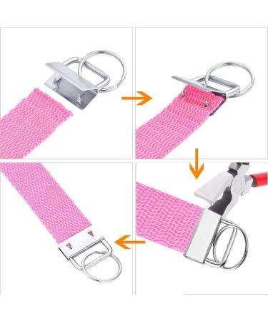 Qovydx 45Pcs 1 Inch Silver Wristlet Key Fob Hardware Set with Split Rings - Ideal for Keychains and Lanyards - Buy Online on GoSupps.com