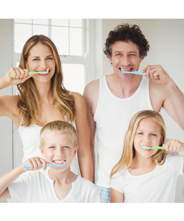 2 Pack Interdental Toothbrushes - Soft Fragrant Brushes for Orthodontic Braces Cleaning (Green/Sky Blue) - Buy Online on GoSupps.com