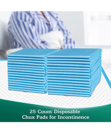 SOFYFINE Disposable Underpads 30 X 36 Inches Chux  X-Large Disposable Bed Pads for Incontinence Adults  Puppy Training Pads  Baby Pads  Women Pads  Blue(Pack of 25) 30x36inches(25 Count) - Buy Online on GoSupps.com