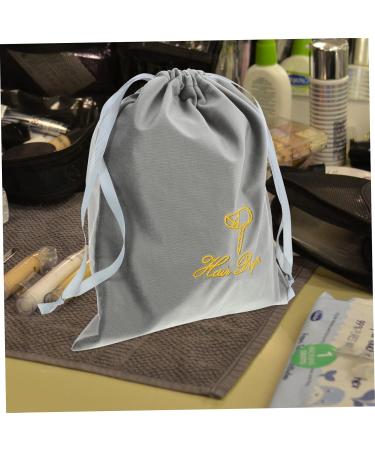 Healeved Fabric Hair Dryer Bag Drawstring Hair Dryer Travel Pouch Hair Dryer Storage Grey 30.00X25.00X0.50CM Grey - Buy Online on GoSupps.com