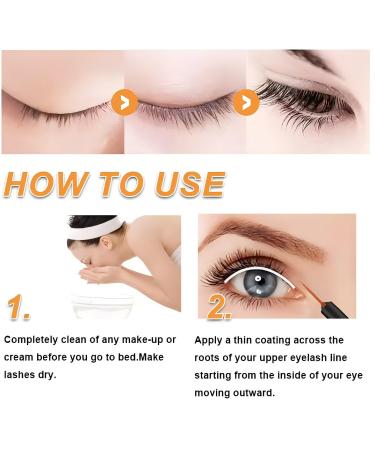 Eyelash Growth Serum | Organic Lash Enhancer for Longer Thicker Lashes & Brows - 3ml - Buy Online on GoSupps.com