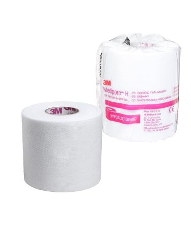 3M Medipore H Soft Cloth Surgical Tape 2863 3 inch x 10 yard (7 6cm x 9 1m) 12 rolls/case