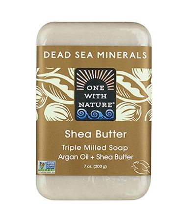 One With Nature Dead Sea Mineral Soap Shea Butter - 7 oz