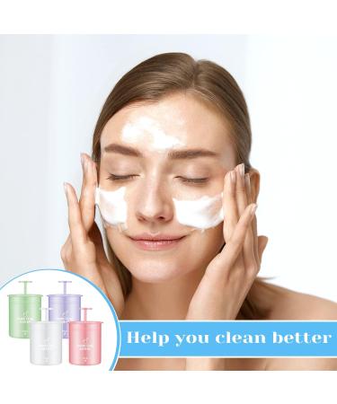 4 Pieces Face Foam Maker Set - Travel-Friendly Facial Cleanser Whip Maker for Quick Skincare & Cleansing - Lightweight Foam Cup Tool - Buy Online on GoSupps.com