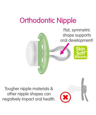 MAM Original Day & Night Baby Pacifier 3 Pack - Glows in The Dark - Boy 6-16 Months - Promotes Healthy Oral Development - Buy Online on GoSupps.com