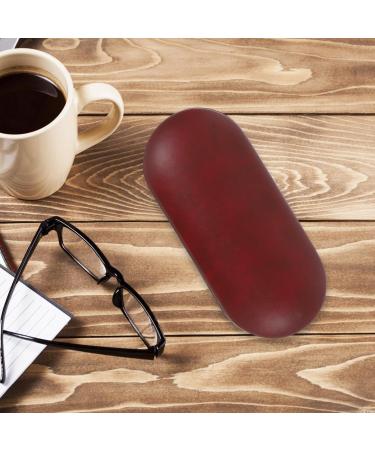 Healvian Double Glasses Case - 2 in 1 Portable Dual-Sided Contact Lens Container with Mirror & Tweezer | Red - Buy Online on GoSupps.com