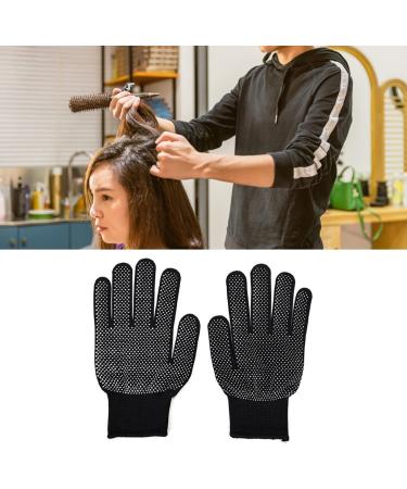 1 Pair Heat Resistant Gloves for Hair Styling Curling Iron Heat Proof Gloves Mitts for Hair Tools - Buy Online on GoSupps.com